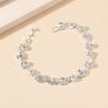 Pulseira de Strass Explosões da Amazônia Feminina Noiva Pulseira Totalmente de Diamante Acessórios de Casamento Pulseira Material Totalmente de Cobre