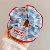 Scrunchie de Renda Estilo Coreano para Mulheres 2026 Novo Estilo Elástico de Cabelo Estilo Preguiçoso Corda de Cabelo Grande Acessório para Coque Flor de Cabelo