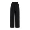 2025 Pantalones Casuales de Lino Estilo Americano Lazy Sueltos Versátiles Casuales de Cintura Baja con Cordón Adelgazantes Deportivos de Pierna Ancha hasta el Suelo