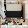 Mesita de noche moderna minimalista estilo italiano, nuevo modelo 2026, para uso doméstico, dormitorio, madera maciza, con un toque de lujo y una sensación de alta gama