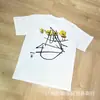 Travis Scott 26Ss Nuevo Estilo de Verano Calle Alta Americana Manga Corta Holgada Casual Nicho Camisetas Tops para Hombre y Mujer