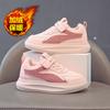 Zapatillas de deporte para niños de primavera, otoño e invierno, suela suave de malla, transpirables, antideslizantes, ligeras, combinables, blancas, para niños y niñas.