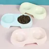Comedero para Gatos, Comedero para Perros, Plato para Comida de Gato, Utensilios para Comida de Perro, Plato para Agua y Comida, Doble Plato, Alimentador Antiderrames para Gatos, Suministros para Mascotas