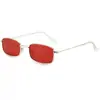 Gafas de sol de metal con montura cuadrada pequeña Estilo coreano Gafas de sol retro para hombre y mujer Moda Gafas de sol de moda Gafas cuadradas retro de celebridad de internet