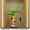 Adornos Creativos para un Hogar Armonioso y Próspero, Pino de Bienvenida, Mueble de TV de Sala de Estar de Alta Gama, Decoración de Gabinete Vertical para Nicho para Mudarse a un Nuevo Hogar