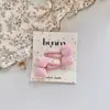 Tecido de Primavera Laço de Pérola Elástico de Cabelo Infantil Laço de Cabelo Fofo para Meninas Elástico Alto Corda de Cabelo Grampo de Cabelo Grampo de Cabelo para Menininha