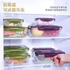 Caixa para Conservar Alimentos Transparente com Tampa Selada Geladeira Grau Alimentício Micro-ondas Disponível Redonda Plástico Lancheira Espessada