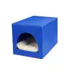 Nido de Mascota de Invierno Nido de Gato y Perro de Grafeno Engrosado y Cálido Tipo Cerrado Adecuado para Todas las Estaciones Plegable Plástico