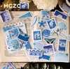 Pacote de Adesivos Crepúsculo Série Colagem Jovem Material para Decoração de Diário DIY Adesivos Base Colagem 4 Opções