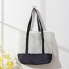 2025 Primavera y Verano Nuevo Bolso Satchel de Malla de Gran Capacidad Calado Malla Lona Empalmada Bolso de Hombro Satchel Bolsa de Compras