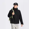 Chaqueta softshell tres en uno, conjunto de dos piezas desmontable, hecho a medida para actividades de team-building al aire libre, ropa de trabajo para montañismo para hombres y mujeres