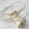 Fita de Renda Fragrante Pequena de 5mm, Acessórios para Bonecas de Pano, Acessórios para Roupas Lolita, Acessórios de Fita de Renda Dourada e Prateada