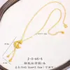 Loja de Ouro Mesmo Estilo Ouro Areia Estrela Lua Borboleta Pingente com Franja Colar Borboleta Romântica Fantasia Noite de Lua Corrente de Clavícula Pingente para Mulheres