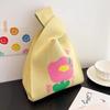 Bolsa de Tricô Floral de Verão 2025 Bolsa de Presente Bolsa de Mão Bolsa Simples Bolsa Saco Bolsa de Malha Fly Bolsa de Palha Bolsa de Mão