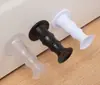 Almofada anti-colisão de silicone, batente de porta sem furação, batente de porta de borracha para portas de entrada, batente de porta montado na parede, batente de porta silencioso, dispositivo de porta anti-colisão
