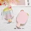 Miniatura Realista Comida Brinquedo Transparente Glitter Sorvete Resina Acessórios DIY Grampo de Cabelo Artesanal Cola de Creme Pingente para Capa de Celular