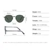 Gafas de Sol Clásicas Redondas Estilo Europeo y Americano, Modernas y Versátiles para Fotografía Callejera, Protección Solar, Unisex, Gafas de Sol Metálicas al por Mayor
