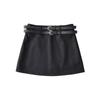 Falda Pequeña Tipo A Cubre Caderas Doble Cinturón Falda Cubre Caderas para Mujer Primavera y Verano 2023 Spice Girls Sexy Ajustada Elegante Falda Slim