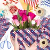 Papel para Copiar Dia Nacional Americano Wx325 17g Doce de Presente Papel de Embrulho à Prova de Umidade Decoração Listrada de Estrela Papel de Seda