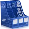 Deli 9847 Marco Triple para Archivos Estante para Archivos Estante de Información Columna para Archivos Cesta para Archivos Portadocumentos Atril Suministros de Oficina