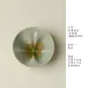 Rinyu Gui Song Copo de Chá Chinês Feito à Mão Cerâmica Copo Qiankun Copo de Degustação de Chá Pinho Fresco Verde Turquesa Padrão Borboleta Copo do Anfitrião