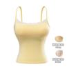 Almohadilla de Seno de Encaje con Tirante de Verano Nuevo Estilo Cubre Senos Posavasos Reemplazable Ropa Exterior Espalda Sexy Hermosa Top