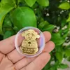 Adesivo de Celular Dourado com Folha de Ouro Puro 999, Adesivo para Ficar Rico, Riqueza Chegando Diariamente, Adesivo de Traseira de Celular do Deus da Riqueza, Presente de Aniversário