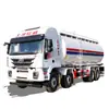 Camión Cisterna de Cemento a Granel Hongyan Guoliu Camión de Transporte de Superficie para Cemento a Granel, Mortero, Cenizas Volantes, Sal y Álcali