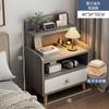 Mesa de Cabeceira Simples Moderna Simples Armário de Armazenamento Doméstico Prateleira de Armazenamento Elevada Quarto de Aluguel Mini Armário