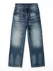 Ropa de Hombre Fengshe / Nueva Colección Primavera y Otoño 2026 Streetwear Americano Retro Pantalones de Pierna Ancha Jeans Rectos Sueltos de Moda