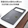 Bandeja de té de piedra negra dorada natural, juego eléctrico totalmente automático integrado, juego de té, bandeja de té con drenaje para el hogar, mesa de té de oficina