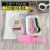 Pratos de Mesa para Bolo de Aniversário Talheres Descartáveis Garfo e Faca de Plástico Prato Vela Kit Prato de Papel Espesso para Assar Prato de Jantar Quatro em Um