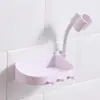 Soporte para cabezal de ducha sin taladro, estante para cabezal de ducha de baño, accesorios de gancho ajustables, base fija universal