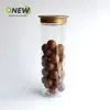 Botella de plástico transparente de 650 ml frasco para envolver regalos frasco sellado grado alimenticio para mascotas frasco de plástico para frutos secos caja de plástico redonda