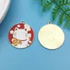 Año Nuevo 2024 20 gato de la suerte con aceite rojo que gotea seguro feliz colgante joyería DIY materiales de accesorios con cuentas
