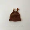 Chapéu de Lã para Bebê Outono e Inverno Super Fofo Bola de Pelo Pequeno Tentáculo Chapéu Pulôver Chapéu de Tricô para Bebê Recém-nascido Inverno