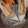 Sapatos de Casamento de Cetim Vestido de Casamento Principal Sapatos de Noiva Xiuhe Duas Formas Strass Casamento Noivado Salto Alto Stiletto Novo Estilo 2026