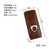 Envío Gratis Dongguan Juego de Hardware de Dos Extremos para Cigarros Tijeras para Cigarros Caja Humectante para Cigarros Caja de Almacenamiento de Madera de Cedro Goya