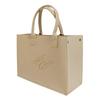 Bolso de mano portátil m bolso de mano de fieltro color camello bolso de mano de gran capacidad en stock lote engrosado multi-especificación opcional