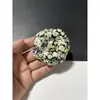 Tela de Microfibra Estampada Elegante de 6.6cm Flor Camelia Flor Pequeña Fragante Joyería Flor para Zapato Broche de Solapa Pinza para el Cabello Broche
