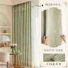 Cortinas Shaoxing Keqiao de Doble Capa con Gasa, Tela de Oscurecimiento Total de Alta Gama, Bordado en Relieve Hecho a Mano, Estilo Antiguo