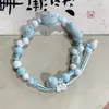 Pulseras con cordón, Pulseras de estilo chino nuevo, Regalos de vacaciones para hombres y mujeres, Cerámica Pequeño Fresco Personalidad Tendencia Fabricantes, Suministro al por mayor