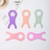 Tablero enrollador con forma de pez de punto de lana Herramientas de tejer DIY de lana Dispositivo de tejido a mano de suéter Tablero de hilo de colores