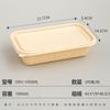 Fiambrera Desechable, Caja para Llevar, Almidón de Maíz, Fiambrera Ecológica y Biodegradable, Fiambrera con Tres, Cuatro y Cinco Compartimentos