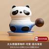Taza de té de panda, taza de cerámica, taza de café creativa con separación de té, regalo de oficina y negocios, logotipo grabado