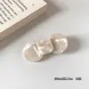 Pinza para el Cabello de Acetato Estilo Coreano con Moño Floral Hecho a Mano, Pinza Lateral para Flequillo, Pinza de Pato de Gama Alta, Accesorio Versátil para el Cabello