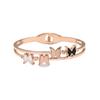 Pulsera de moda transfronteriza pulsera de joyería para mujer pulsera acero inoxidable con taladro hueco hebilla de acero titanio joyería simple coreana