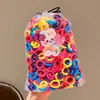 Elásticos de Cabelo para Bebês Que Não Danificam o Cabelo, Boa Elasticidade, Acessórios de Cabelo para Bebês e Meninas, Elásticos de Cabelo Sem Costura, Tamanho Pequeno, Alta Elasticidade, Embalados em um Pequeno Recipiente