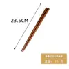 Juego de 6 Piezas de Cucharas de Madera Natural para Cocina, Mezclar, Palillos Portátiles Estilo Japonés, Cucharas, Cucharitas de Café, Cucharas de Mango Largo
