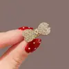 2026 Nuevo Clip Lateral Elegante de Lazo Pequeño con Pedrería Pinza para el Cabello Pinza para el Flequillo Accesorio para el Cabello